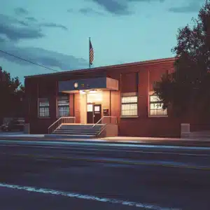 A police station Oklahoma