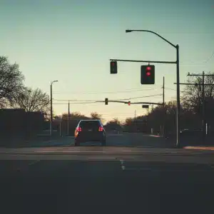 a car near a signal