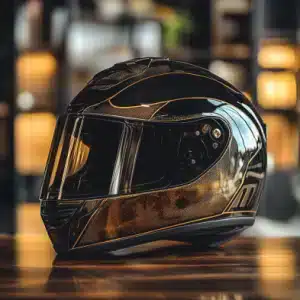 A Motorcycle Helmet