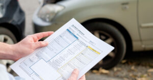 Insurance claim assessment for car accident.