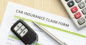 Car insurance claim form