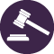 judge's gavel icon