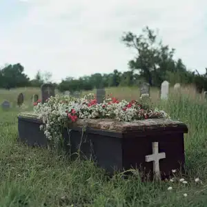 A graveyard in Oklahoma