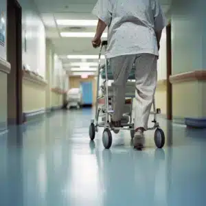 A Walker used in the hospital