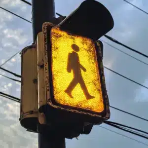 A pedestrian signal